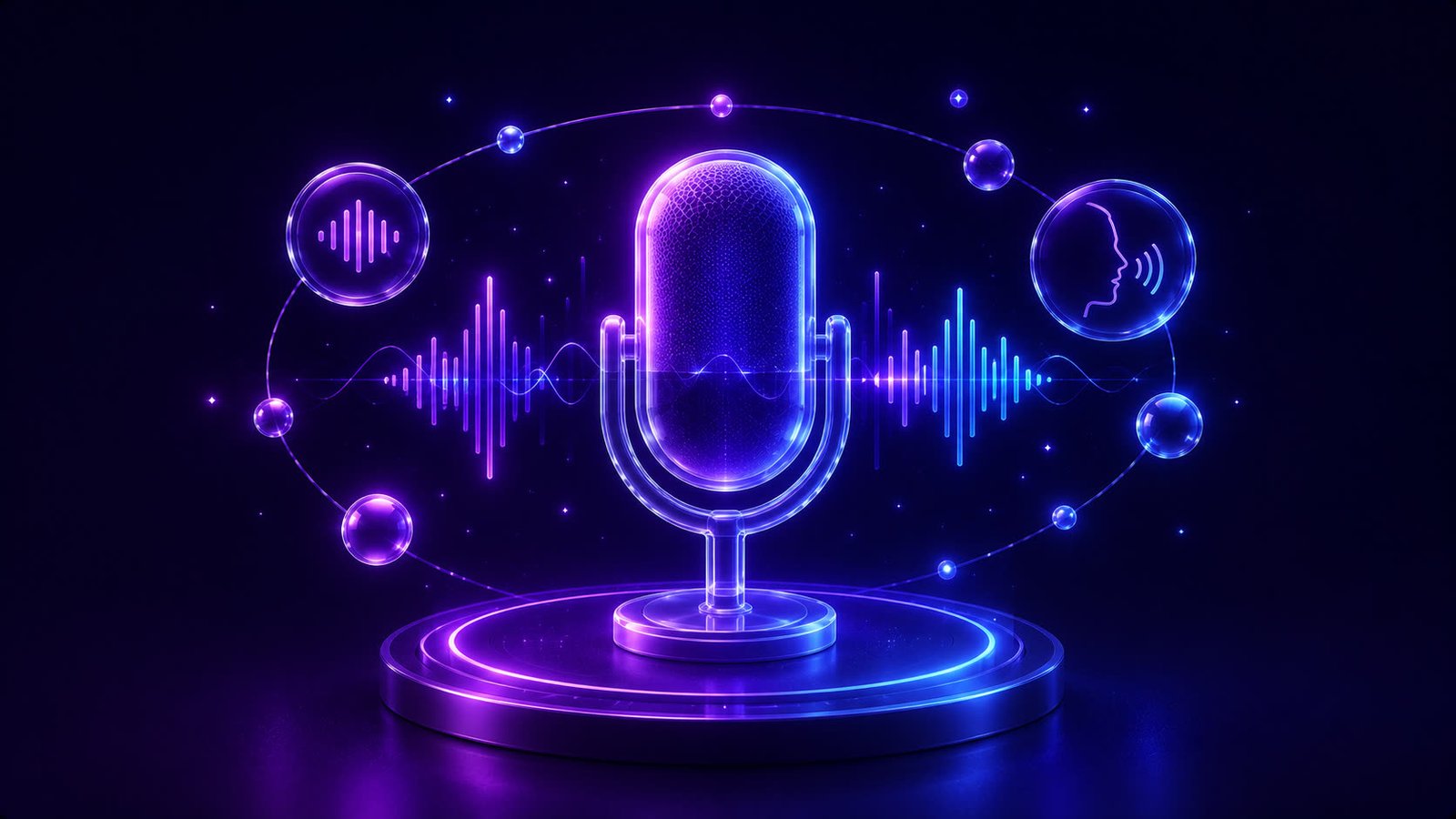 Illustration representing voice features